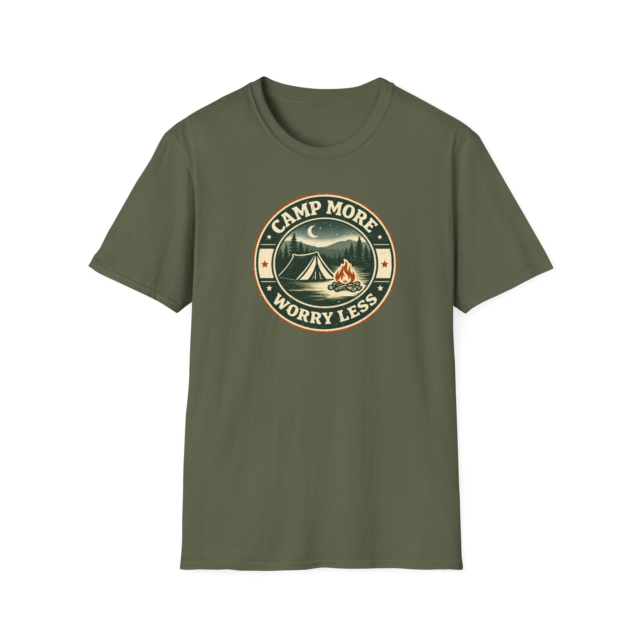 Camp More Worry Less Trail T-Shirt
